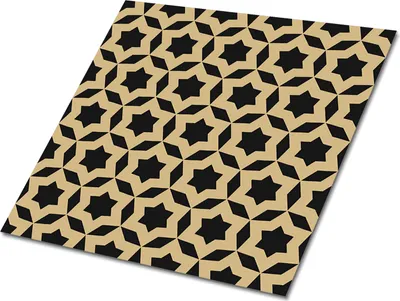 Produktbild von Selbstklebende Platten 30x30 cm Wandpaneele 9 Stück im Set Wanddeko - Geometrische Sterne