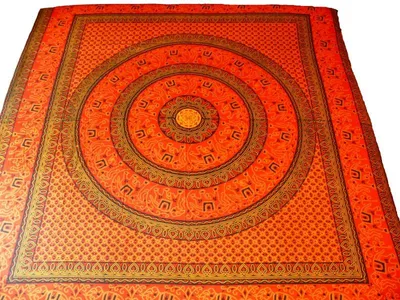 Produktbild von Tagesdecke, Betttuch mit Elefanten, ca. 225 cm x 215 cm