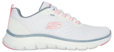 Produktbild von Skechers Flex Appeal 5.0 White/Pink & Light Blue Größe EU 41
