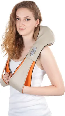 Produktbild von Shiatsu-Massagegerät mit Infrarot-Wärme für Nacken und Rücken
