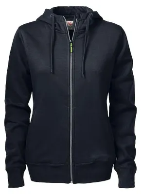 Zdjęcie produktu dla Bluza z kapturem typu "oversize" dla kobiet, mieszanka bawełny ET830 (XXL) (czarna)
