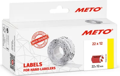Produktbild von Meto Preisetiketten"" 22.0 x 12.0 mm