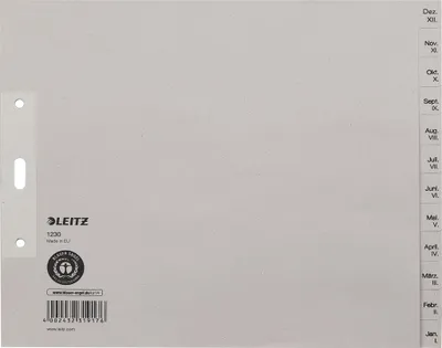 Produktbild von Leitz Register Monate, Papier