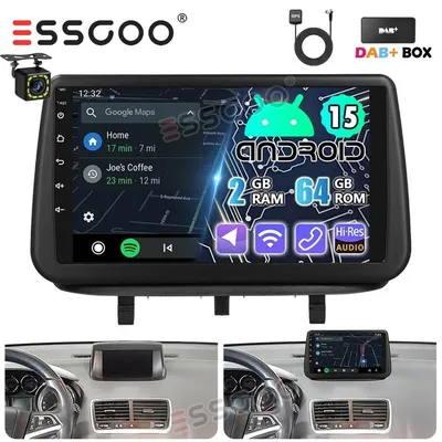 Obrázek produktu pro Autorádio pro Opel Meriva B (2009-2017), 2 DIN, 9 palců, Android 15, GPS navigace, DAB+, WiFi, Bluetooth, Carplay, Android Auto, autorádio s vestavěnou kamerou pro couvání