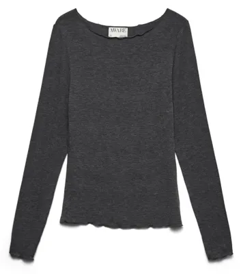Obrázok produktu pre Vero Moda 10320285_2383_65, Top (oblečenie), Žena, Tmavo šedá, M, 1 kusov, Max. shrinkage 5%; Wash inside out; Wash with similar colours, Line drying