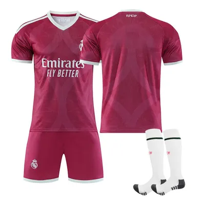 Produktbild von No name no number Real Madrid away game,26-27 football jersey for Kids and Adults SIZE:20