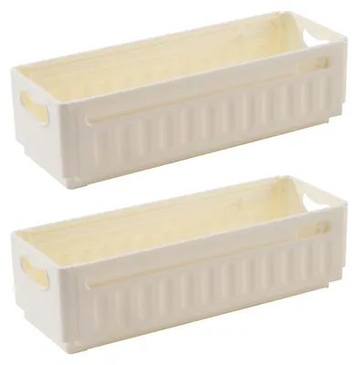 Produktbild von Aufbewahrungsbox Kunststoff 3 Stück faltbar Organizer Küche
