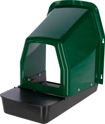 Produktbild von Kerbl Hühner-Legenest mit Ablage 37×44×49,5 cm Kunststoff Grün