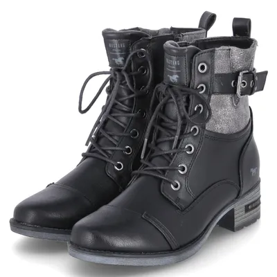 Zdjęcie produktu dla Mustang damskie eleganckie buty za kostkę 1229519 czarny