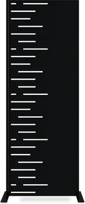 Produktbild von ARLBERG Dekorplatte schwarz H.160cm Muster links