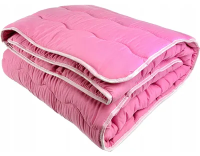 Produktbild von Bettdecke - Winter - 160x200 cm - Warm - Rosa - aus Mikrofaster und SCHAFSWOLLE