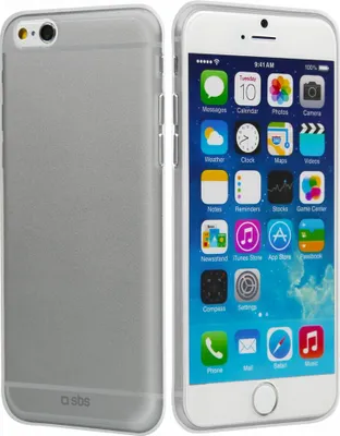 Produktbild von SBS TEAEROIP655T, Cover, Apple, iPhone 6 Plus, Transparent