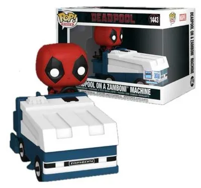Image de Funko Pop! Marvel : Deadpool sur une machine Zamboni #1443 Ride [Exclusivité du salon d'été 2024]