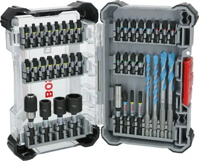 Zdjęcie produktu dla Zestaw końcówek wkrętakowych PRO Impact i wierteł Multi Construction, 40 szt.