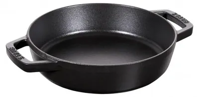 Immagine prodotto di Padella da forno Staub con 2 maniglie, 20 cm, in ghisa, nera, rotonda