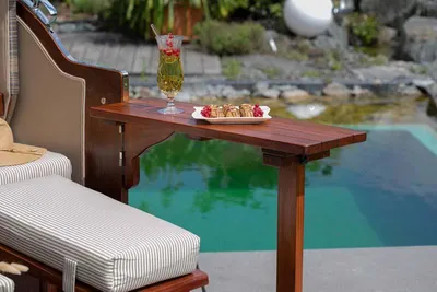 Produktbild von Strandkorb Bistrotisch XXL Mahagoni für Baltikum