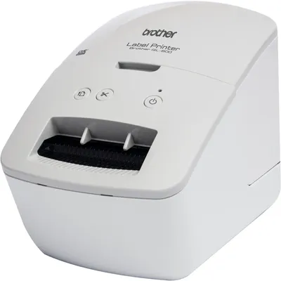 Produktbild von Brother QL-600G, DK, Thermodirekt, 300 x 600 DPI, 71 mm/sek, Farbe, Verkabelt & Kabellos