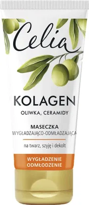 Obrázok produktu pre Celia Kolagénová vyhladzujúca a omladzujúca maska s olivovým olejom a ceramidmi, 60 ml