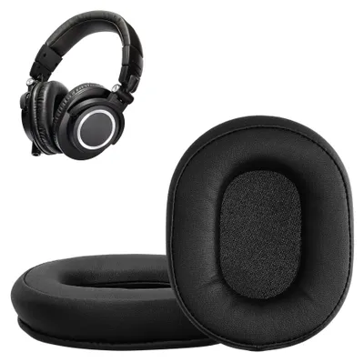 Produktbild von kwmobile 2x Ohr Polster für Audio Technica ATH - MSR7 M30 M40X M50X Ohrpolster - Ersatz Ohrpolster - Kopfhörer Ersatzteile - Kopfhörer Ersatzpolster