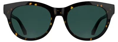 Produktbild von Calvin Klein Jeans Women's Sunglasses CKJ26600S - Havana with Solid Petrol Lens