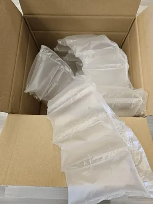Immagine prodotto di Cuscino a bolle d'aria riempito 100x200 mm 50 pezzi Imballaggio Impermeabile Materiale di riempimento Cuscino d'aria Tasca d'aria