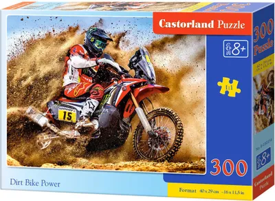 Produktbild von Castorland Dirt Bike Power - 300 pcs, 300 Stück(e), Fahrzeuge, 8 Jahr(e)