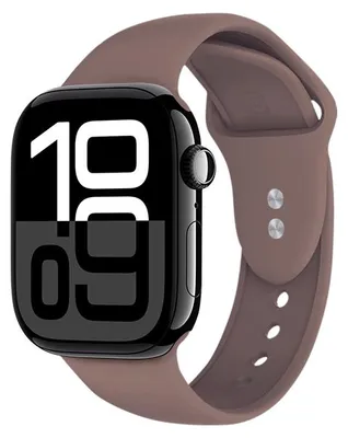 Zdjęcie produktu dla Crong Liquid Apple Watch 4/5/6/7/SE/8/9/10 40/41/42mm brązowy
