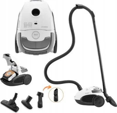 Produktbild von Hyundai Staubsauger mit Beutel 800W Vc068wg Eco, leicht und praktisch für Zuhause