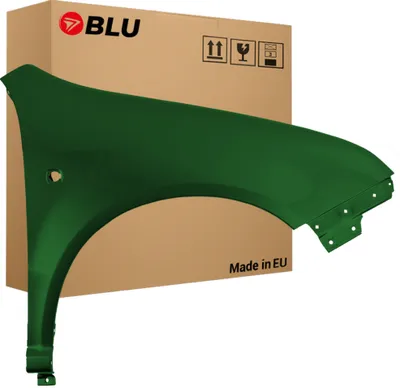 Image de BLU Aile Compatible avec Skoda Fabia I (6Y) 9570 Droite Grün NaturGrün Metallisch | 1999-2007 | Avant | Peint| Prêt à Monter | Acier