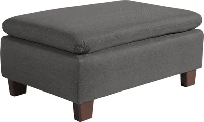 Produktbild von Max Winzer Hocker Aaron - Flachgewebe anthrazit - Maße: 90 x 60 x 43 cm