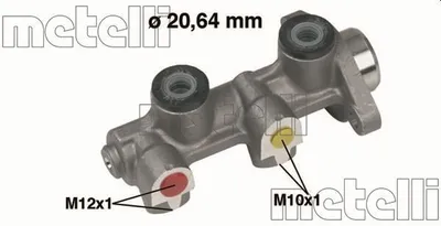 Obrázek produktu pro 1 hlavní brzdový válec METELLI 05-0190 pro OPEL