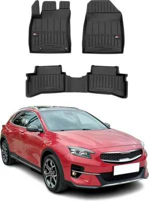 Zdjęcie produktu dla 2019-2025 Maty podłogowe Kia XCeed Hybrid TPE czarne 3 szt