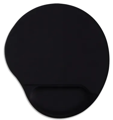 Produktbild von Ergonomisches Mauspad mit Handgelenkauflage, komfortables Mauspad für Zuhause, Büro, Gaming, mit Laptop, Schmerzlinderung dank rutschfester PolyurethanUnterseite (schwarz)