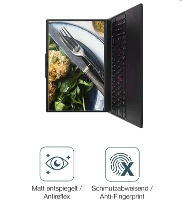 Image de 2x Film de protection d'écran pour Lenovo ThinkPad P16 Gen 3 protecteur antireflet dipos