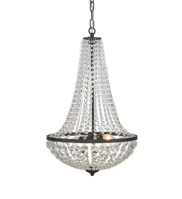 Image de GRÄNSÖ cristal Suspension noir 2 lampes