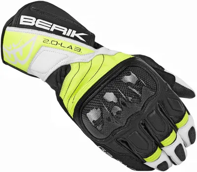 Zdjęcie produktu dla Rękawice motocyklowe Berik Zoldar, czarny/żółty, S