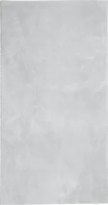 Produktbild von Teppich HUARTE Kurzflor Weich und Waschbar Grau 60x110 cm