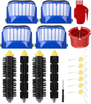 Produktbild von Ersatzbürsten für iRobot Roomba 600 Serie Filter ,Filter 1Teiliges Set, 17 Stück