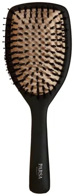 Image de Brosse plate PARSA Beauty Professional, à la kératine et à la biotine pour brillance et soin