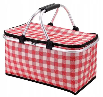 Produktbild von Faltbarer Picknickkorb Thermos Tasche für Einkäufe