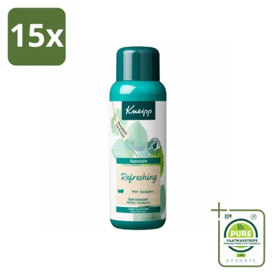 Imagen del producto de 15 unidades de gel de ducha Kneipp con menta y eucalipto - 400 ml - Paquete grande