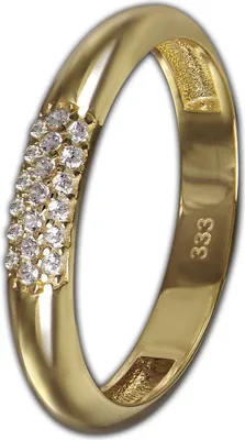 Produktbild von GoldDream Ring Gr. 60 19,1 Echtgold333er Gelbgold goldweiß D2GDR559Y60
