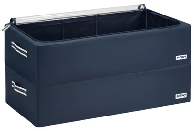 Zdjęcie produktu dla Pojemnik do przechowywania pod łóżkiem z metalową ramą - 2x68L