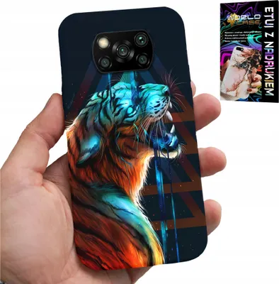 Produktbild von Hülle für Xiaomi Poco X3 - Tygrys: Herrenmuster, Schutzhülle