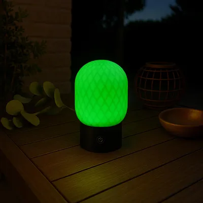 Produktbild von Akku Tischlampe, 20cm, 280 lm, 2700 K, RGB, dimmbar, Wireless Charging