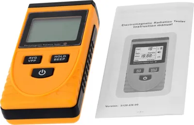 Image de Détecteur de rayonnement électromagnétique digital LCD Dosimètre Testeur Compteur