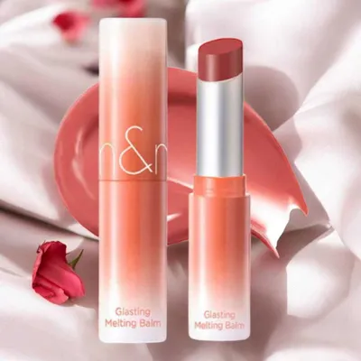 Obrázek produktu pro Rom&nd - Glasting Melting Balm Dusty On The Nude Edition - Leskl balzm na rty - 14 Dear Apple - 23g