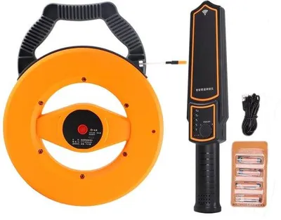 Image de Localisateur de fuites - Portée de 30 mètres - Sonde étanche pour canalisations - Adapté aux tuyaux en métal et en PVC