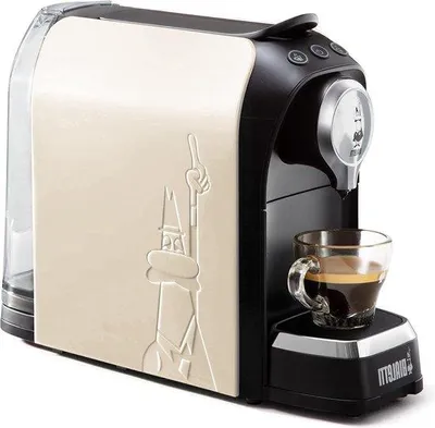 Produktbild von Kapsel-Kaffeezubereiter mit Milchfunktion - Kapselmaschine für cremigen Kaffee