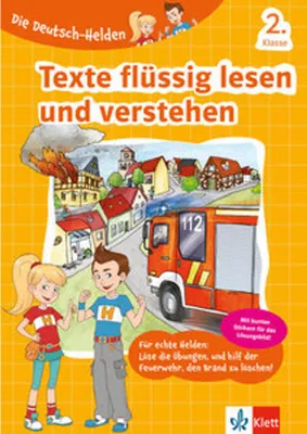 Produktbild von Die Deutsch-Helden Texte flüssig lesen und verstehen 2. Klasse